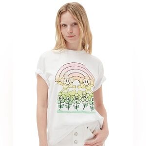 Ganni Graphic Tee - Relaxed Rainbow